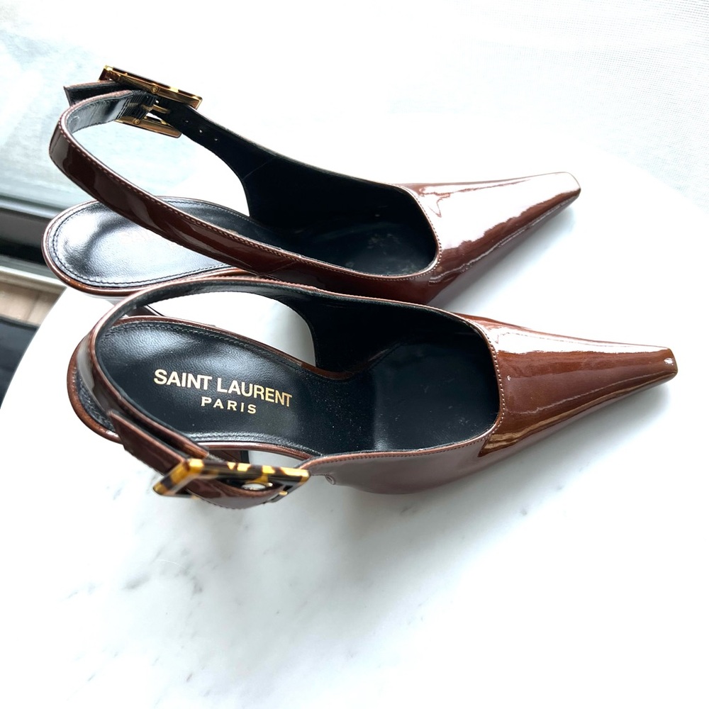 Saint Laurent Dune Slingback Pumps - Picture 6 of 16